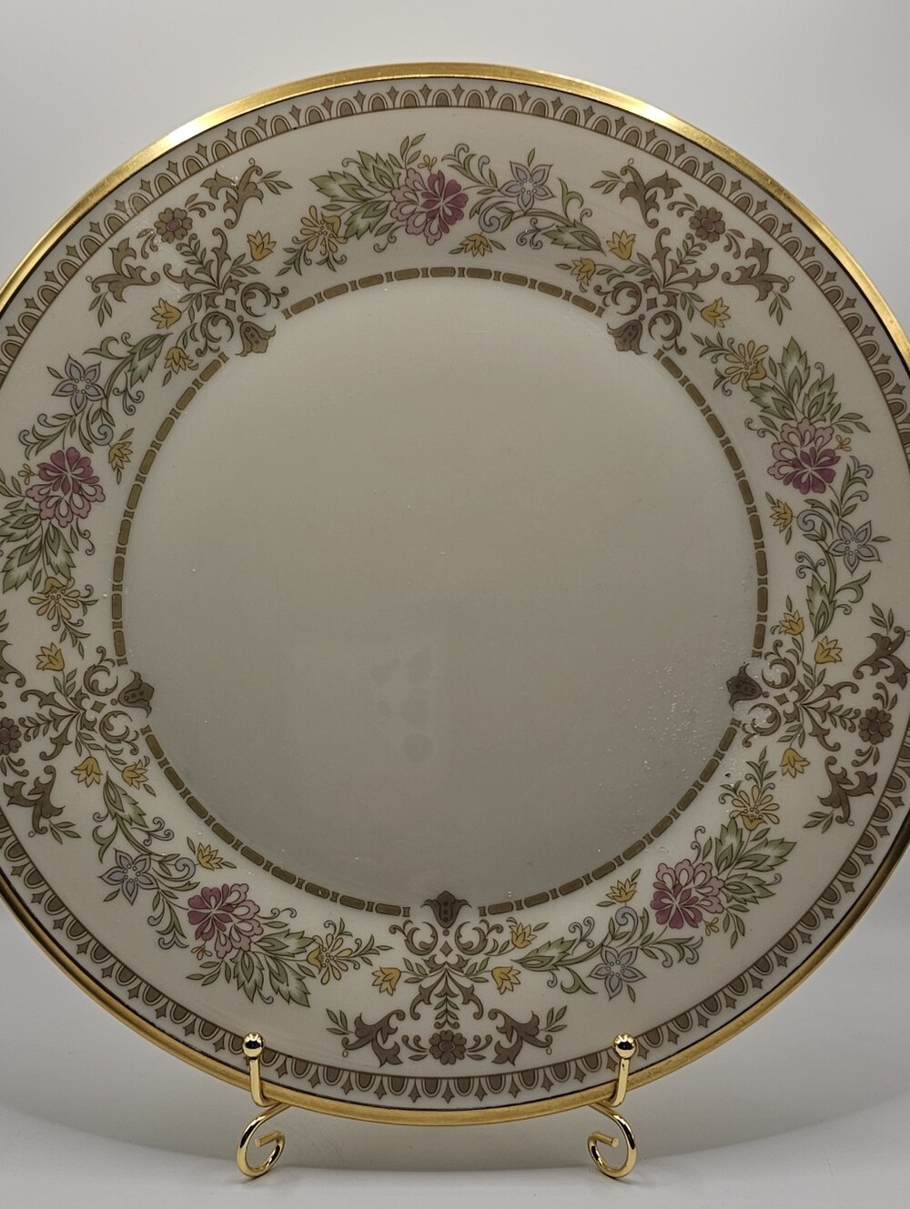 Vintage Discontinued Lenox Castle Garden Replacement Dinner Plate